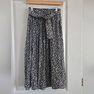 NWT Sezane Elie Skirt in Leopard Print